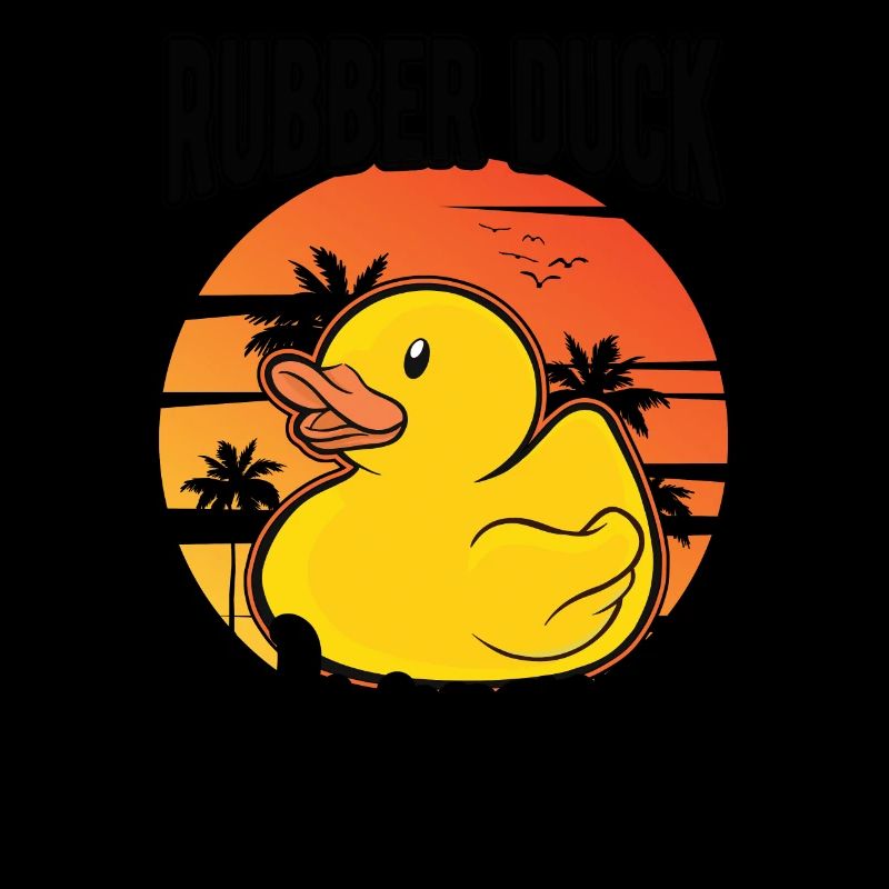 Rubber Duck Whisperer Squeaky Duck Bathing Duck