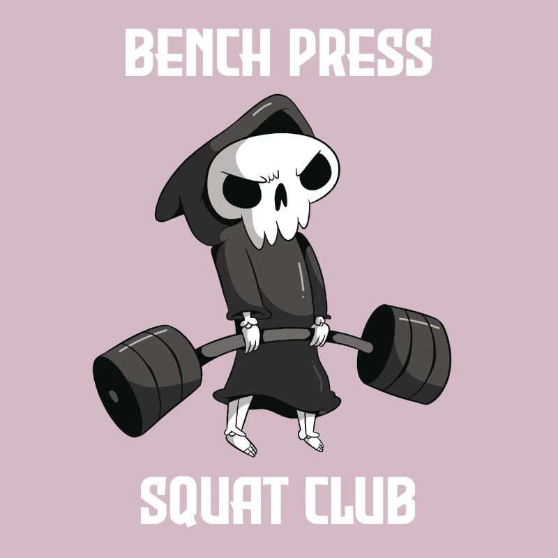 Bench Press Squad Club Workout Grim Reaper Training