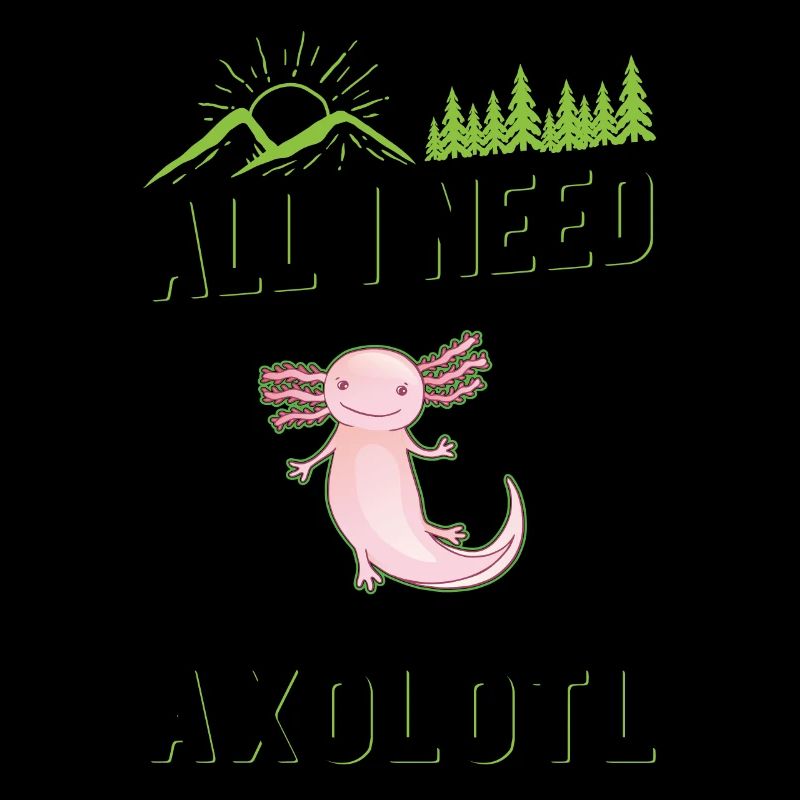 Axolotl Cadeau Amphibien à queue