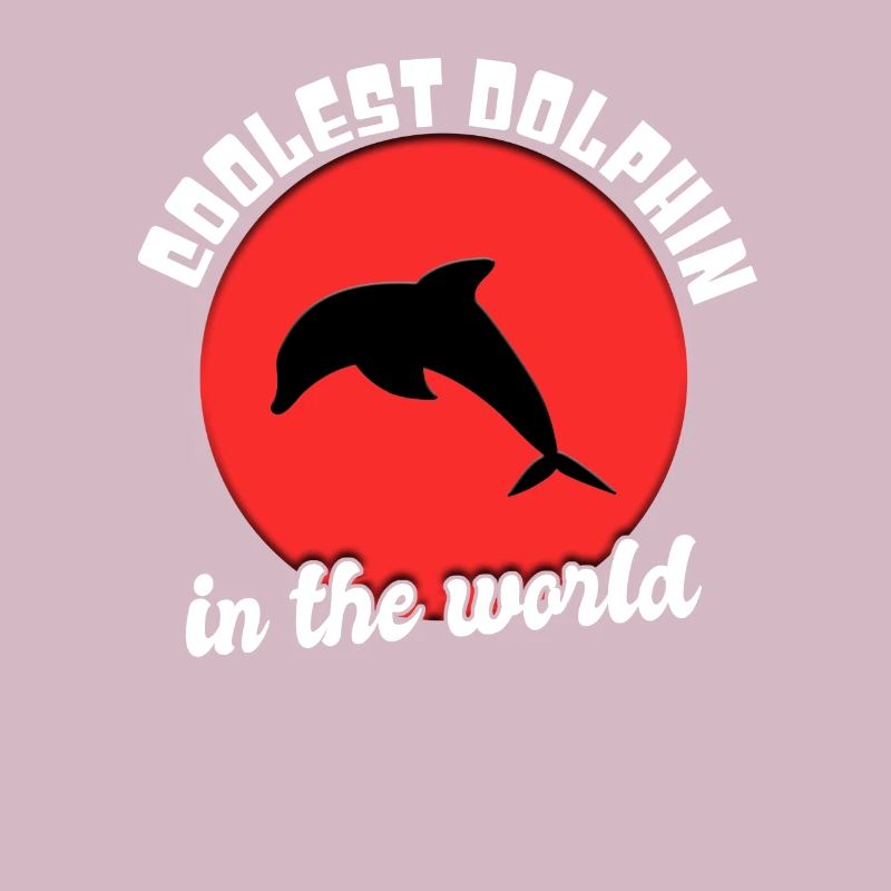 Cooler Delfin Spruch