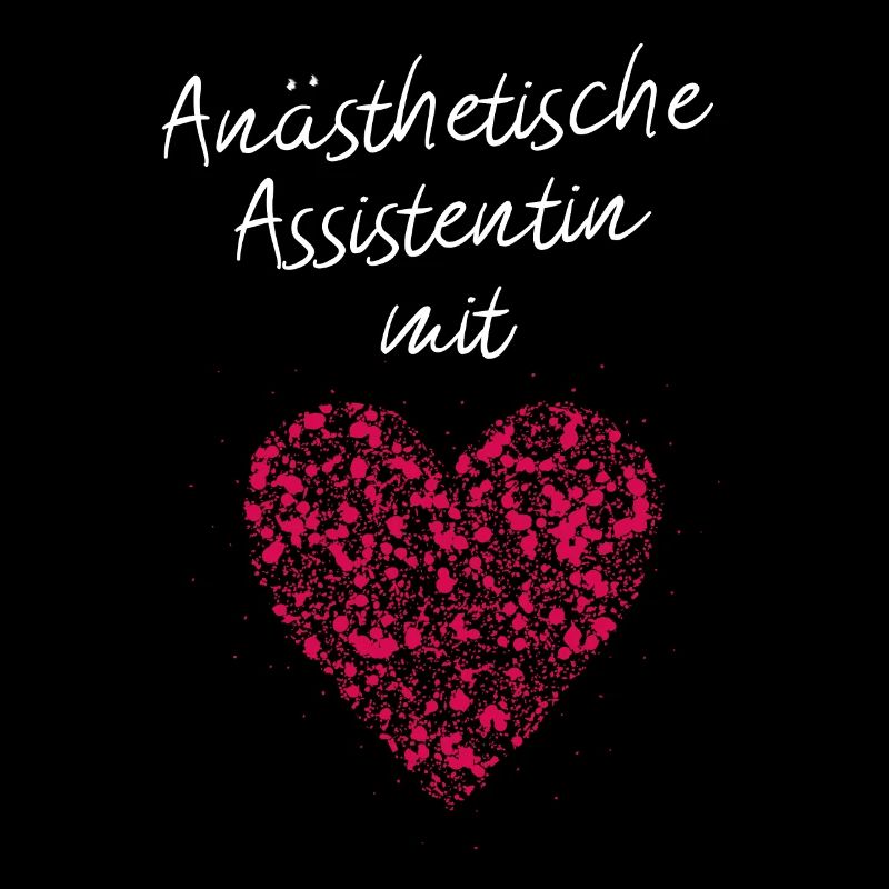 Anästhetische Assistentin mit Herz Operation