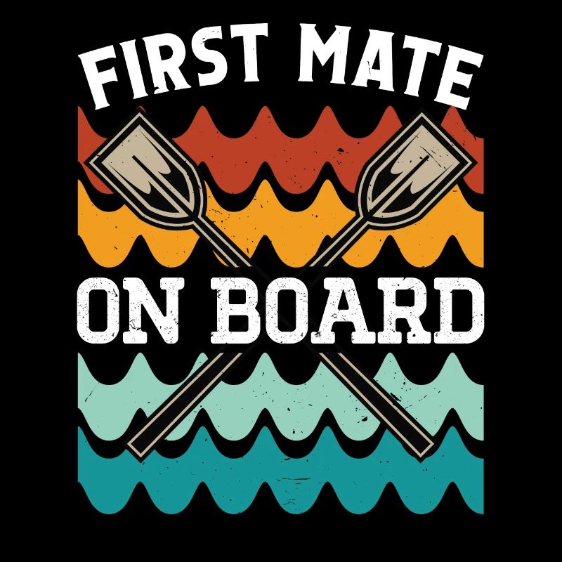 Rowing First Mate On Board Rowing Rowing Canoe