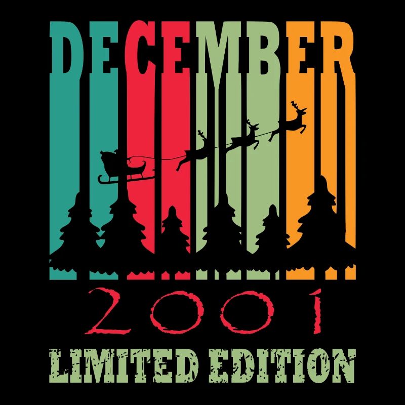 Baujahr 2001 Dezember geboren Geschenkidee