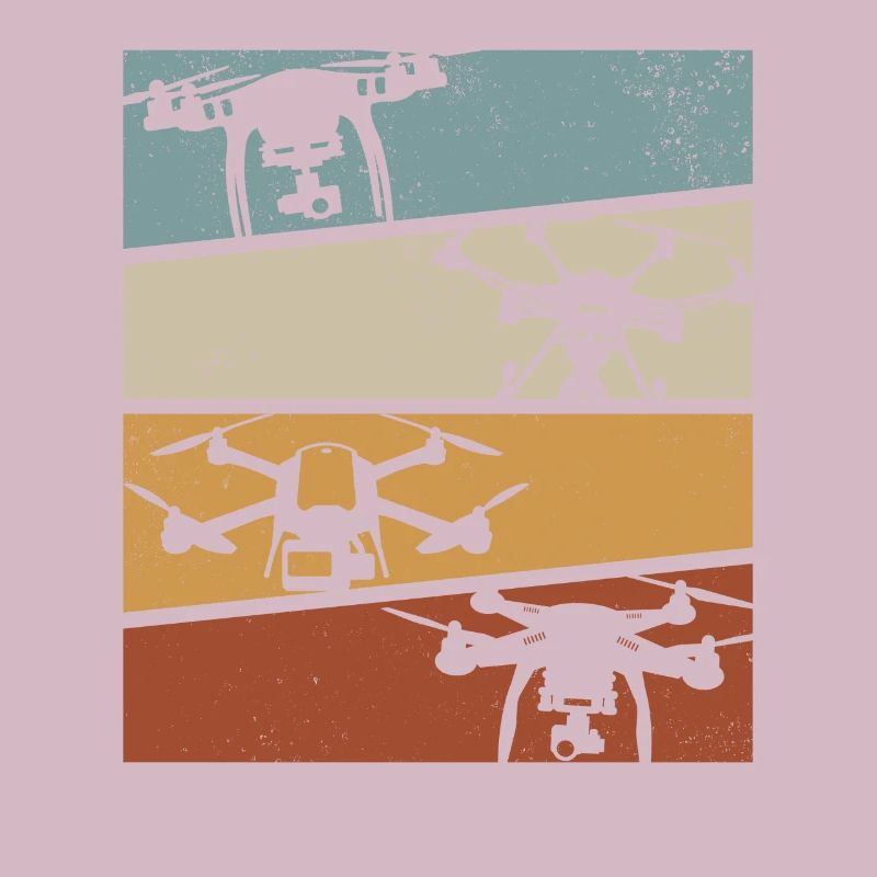Drones Racing Quadcopter Drone Pilot - Retro Drone