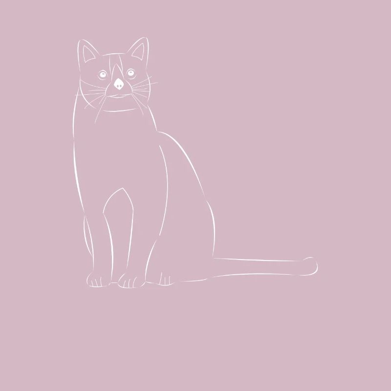 Chat dessiné