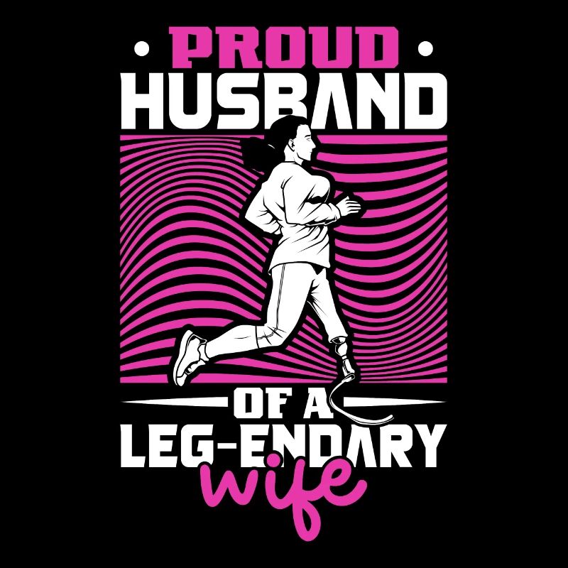 Stolzer Ehemann - Beinprothese