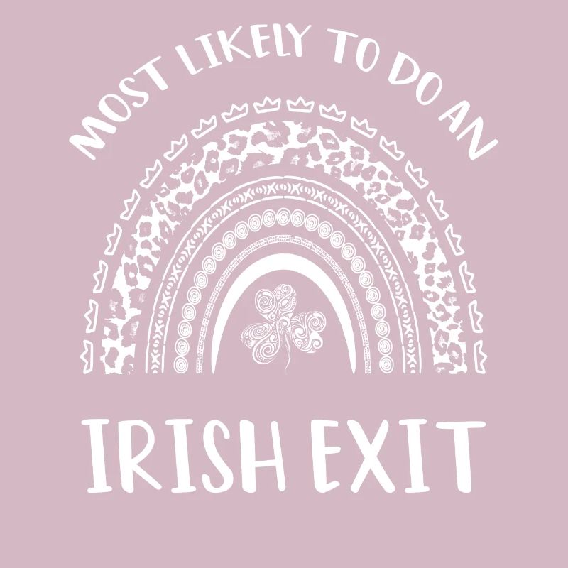 Irish Exit Saint Patrick's Day Rainbow Gift