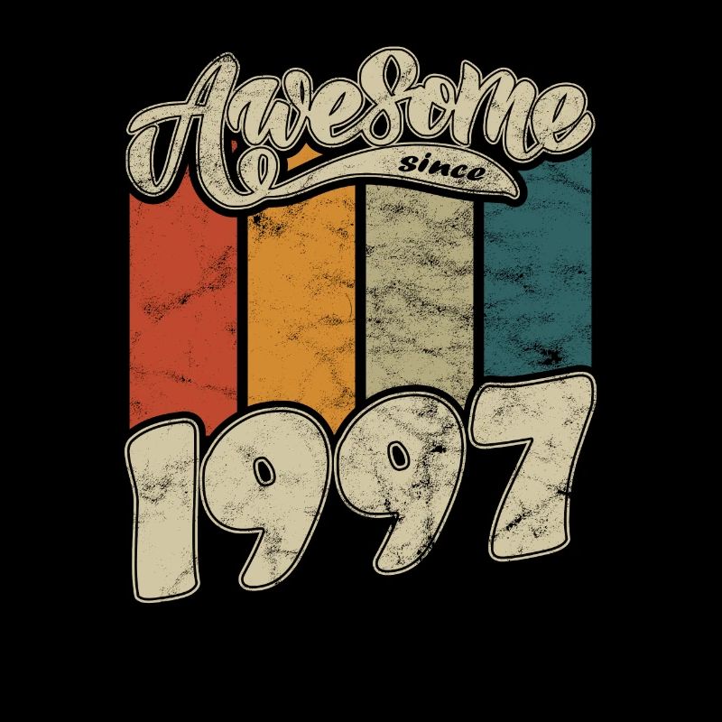 1997 Geburtstag Awesome since Retro