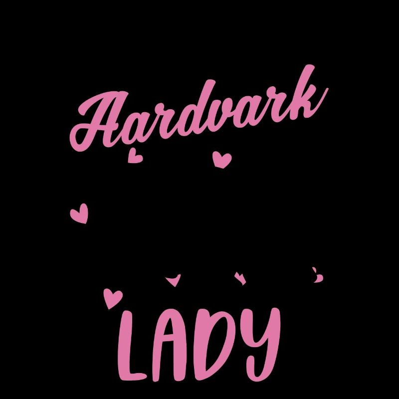 Crazy Aardvark lady Erdferkel Mädchen