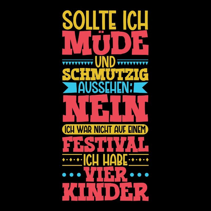 Müde und schmutzig - vier Kinder