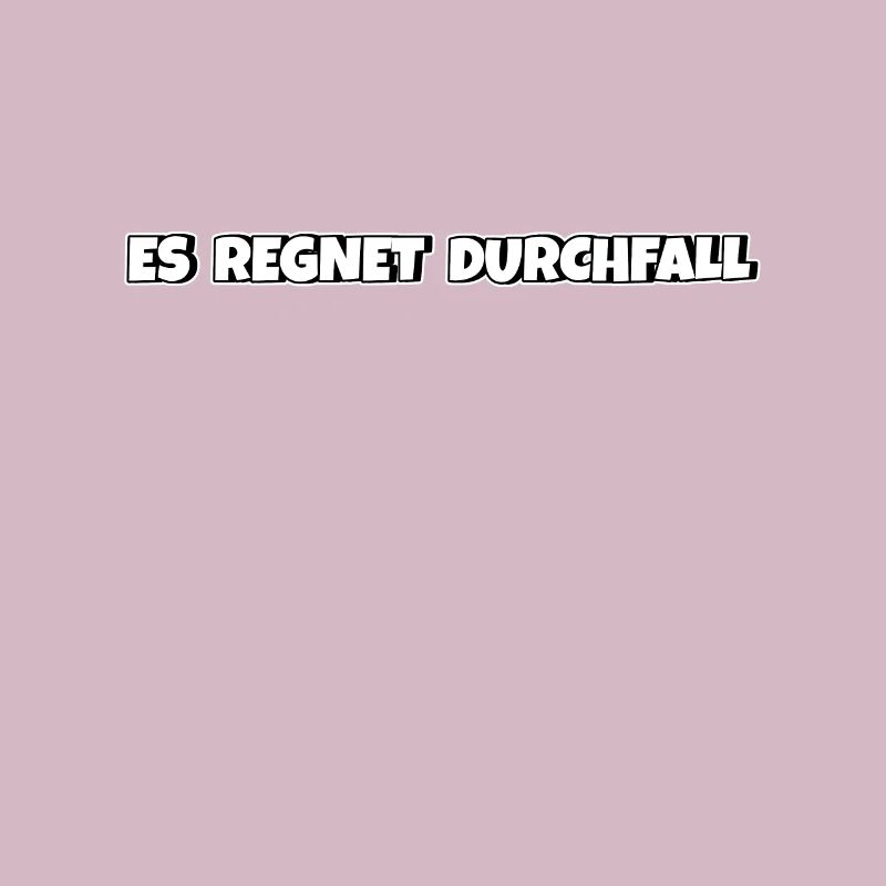 Es regnet Durchfall