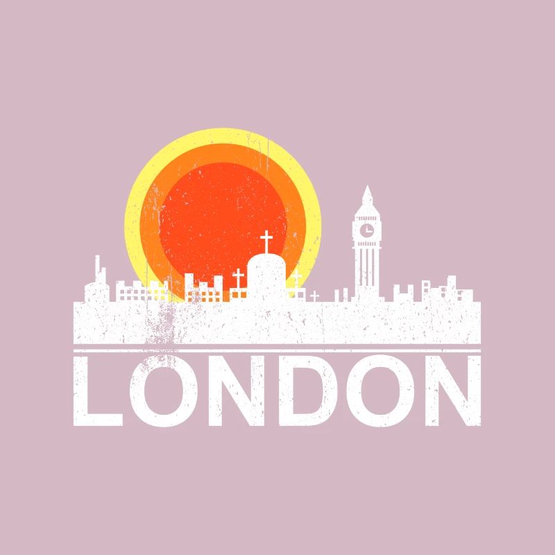 London Big Ben Skyline Sunset