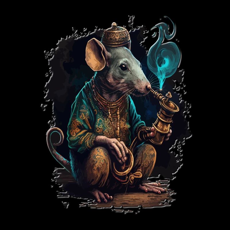cool Rat funny smoke Relax Design