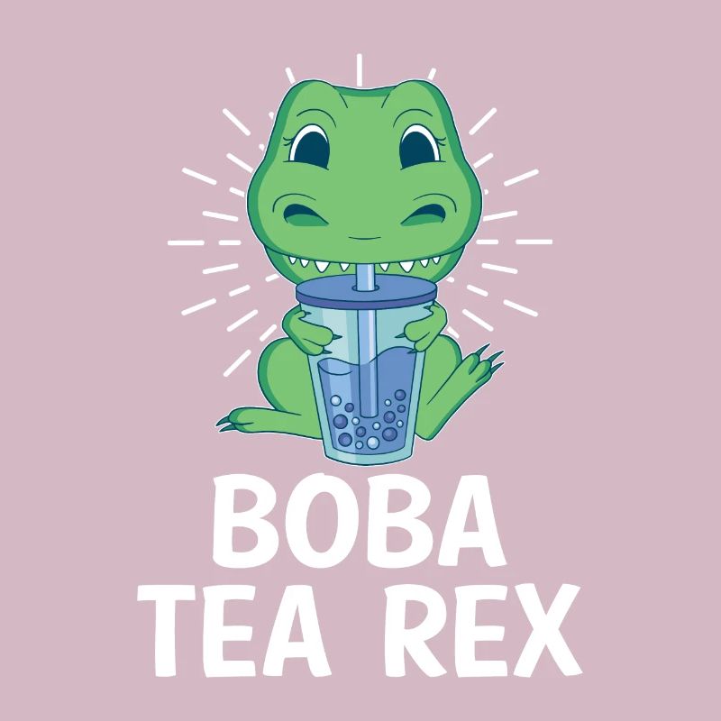 Boba Tea Rex Bubble Tea Liebhaber Boba Tee Trinker