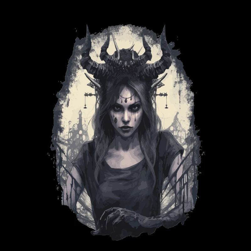 Seduction Girl Devil Evil Goth Gothic Dark