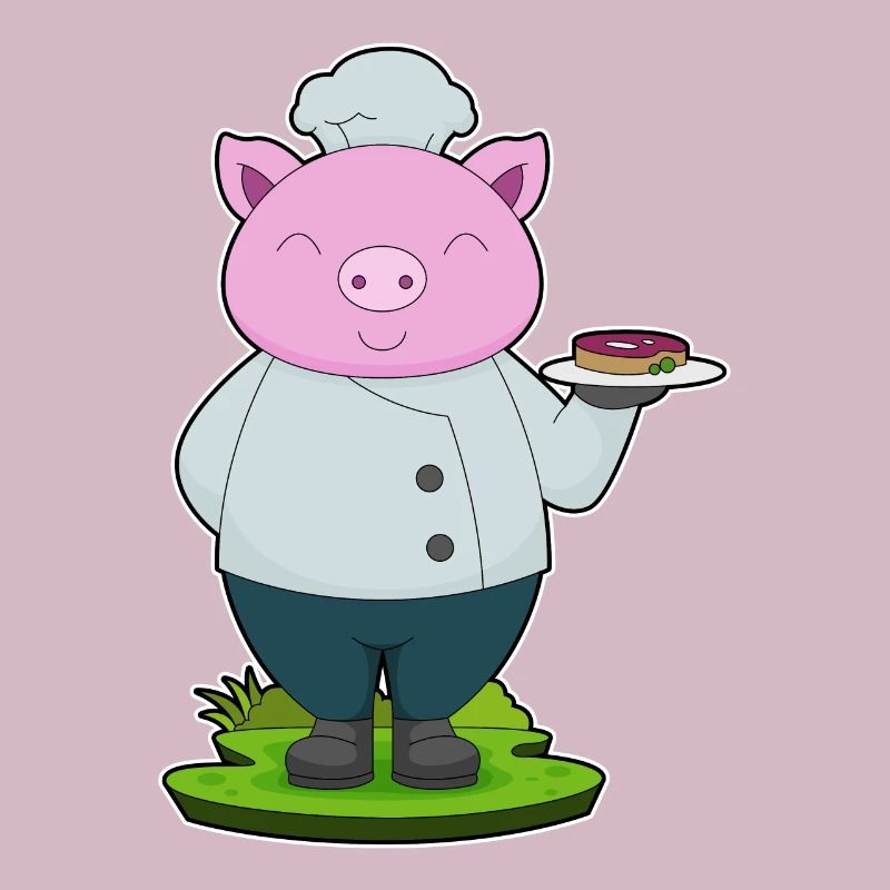 Schwein Koch Fleisch