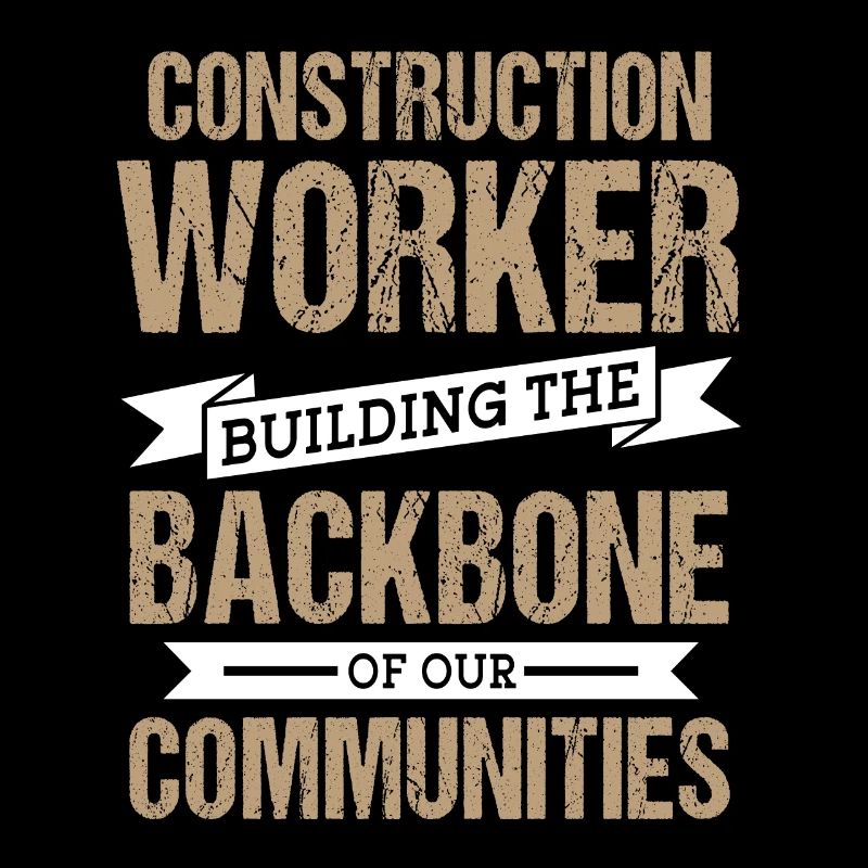 Bauarbeiter Construction Worker Backbone Handwerk