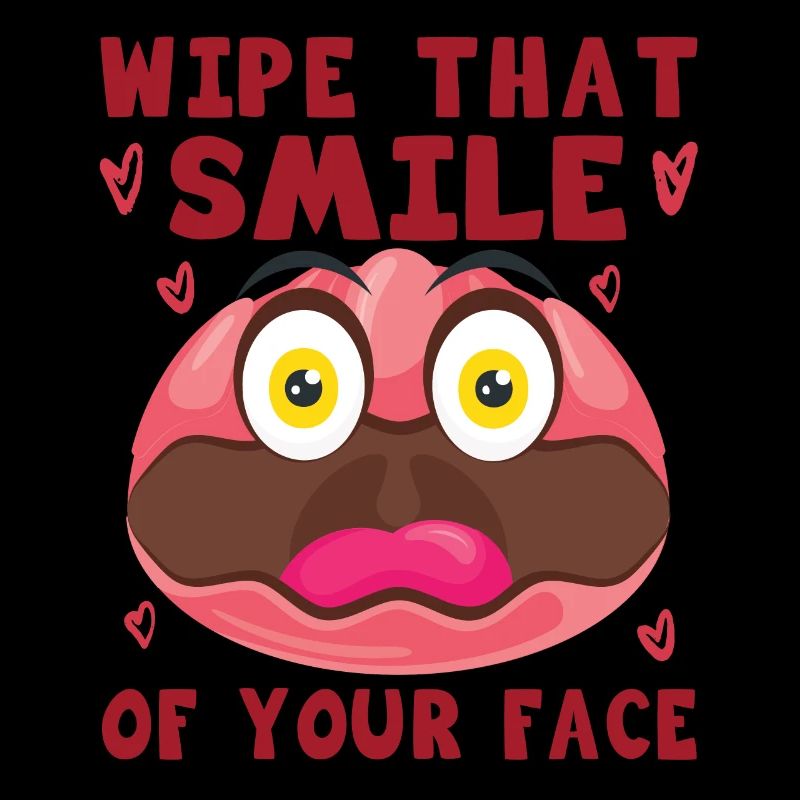 Costume de Blobfish - Visage de poisson Blob laid -