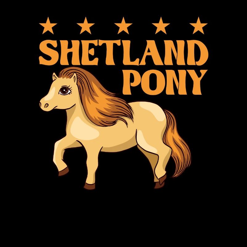Shetland Pony 4 sabots 2 pattes Une équipe