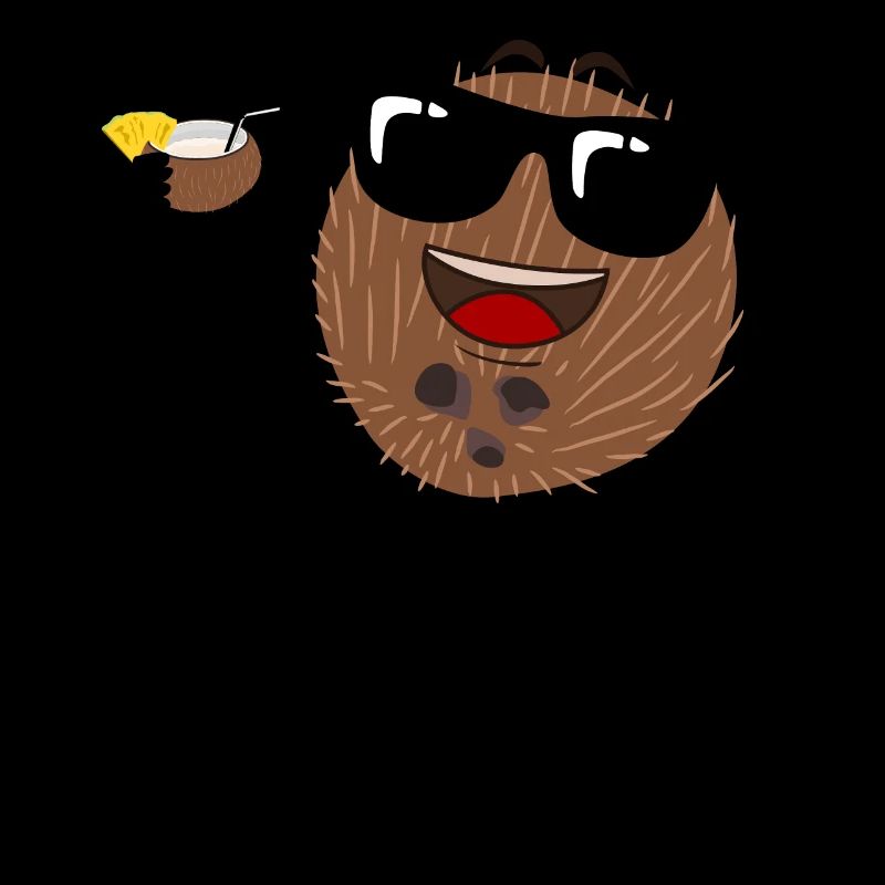 Coconut with sunglasses Coconuts
