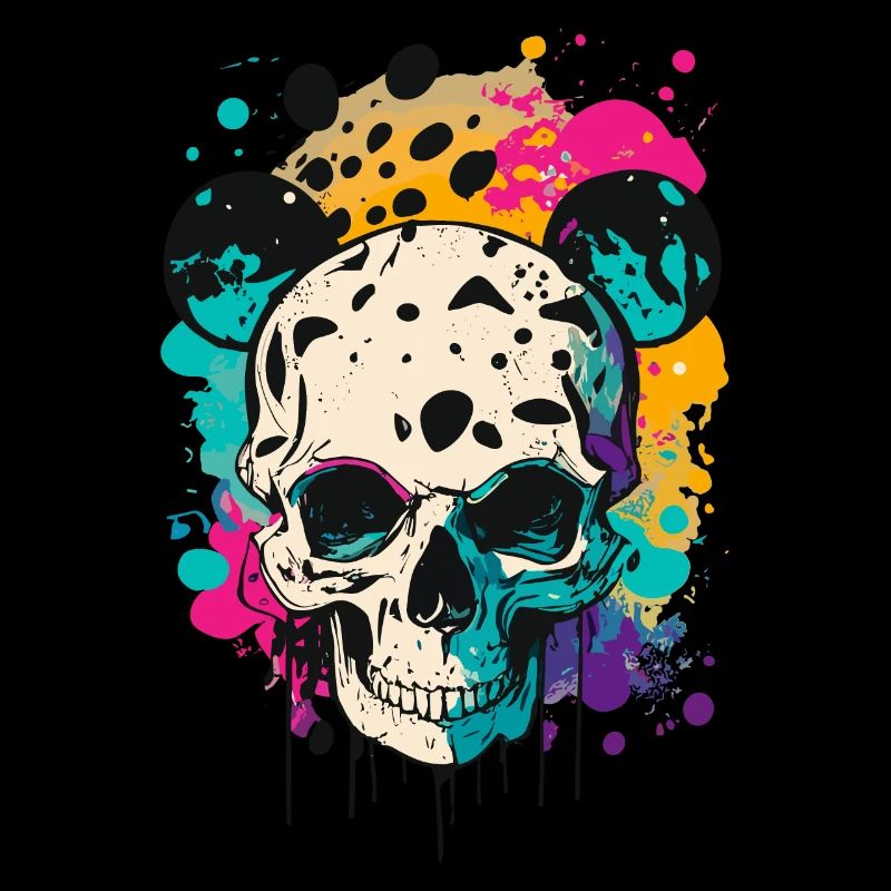 Skull with Mouse Ears Skull