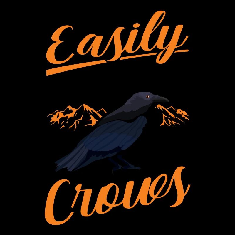 Easily distracted by Crows Crow Raven Raven Crow