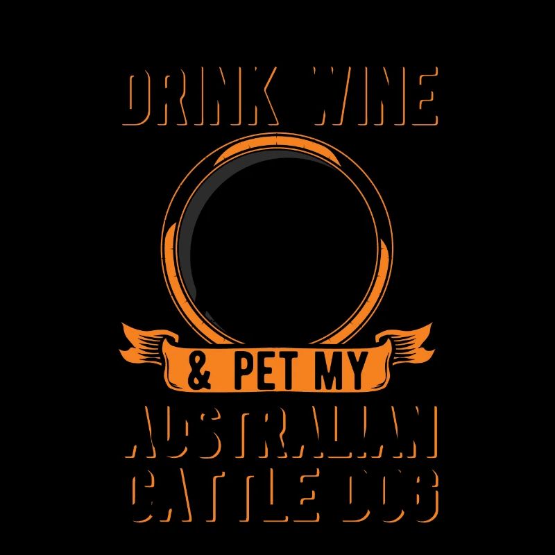 Bouvier australien et vin