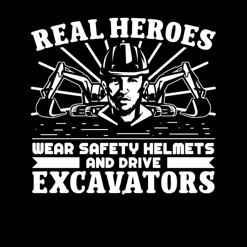 Baggerfahrer Real Heroes Drive Excavators Bagger