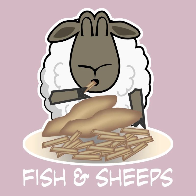 Le mouton mange le Fish and Chips Shepherd
