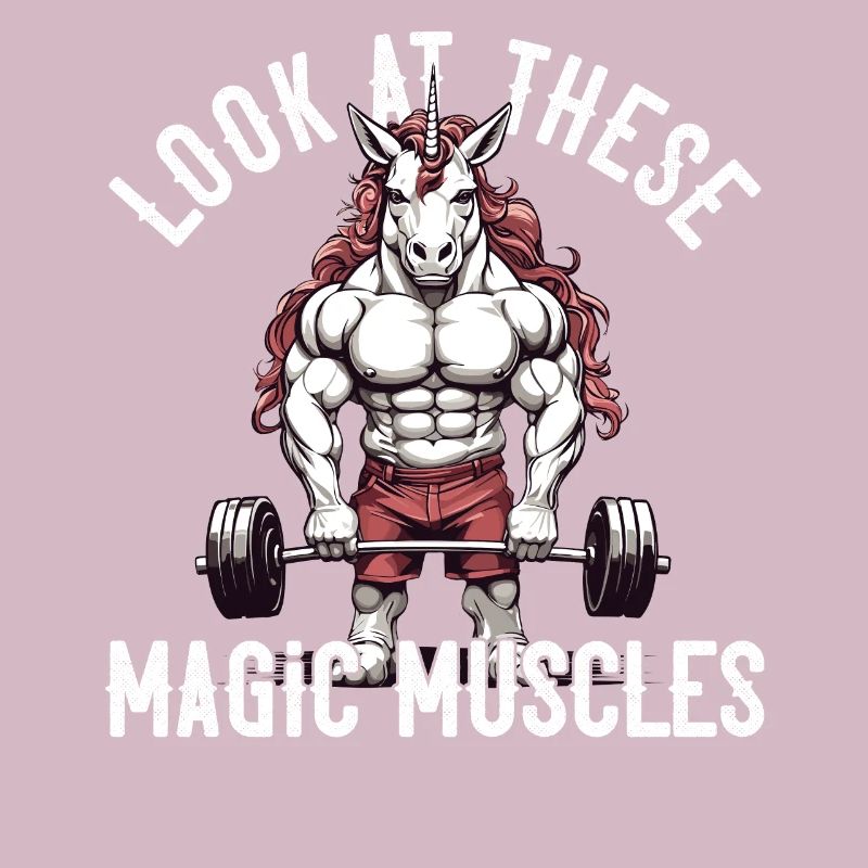 Magic Muscles Einhorn Powerlifting Fun