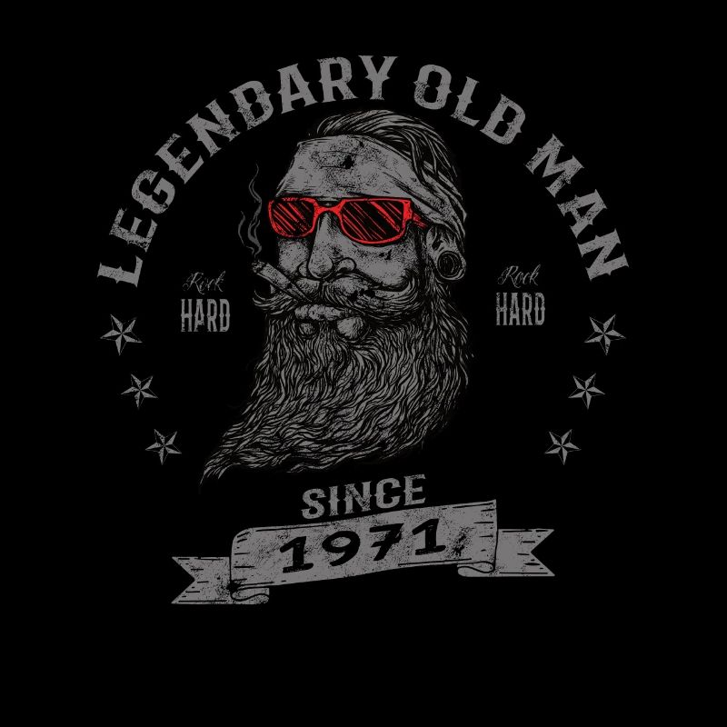 1971 Geburtstag Legendary Old Man