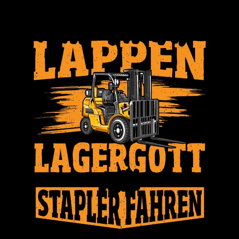 Gabelstapler Staplerfahrer Lustig Logistik Beruf