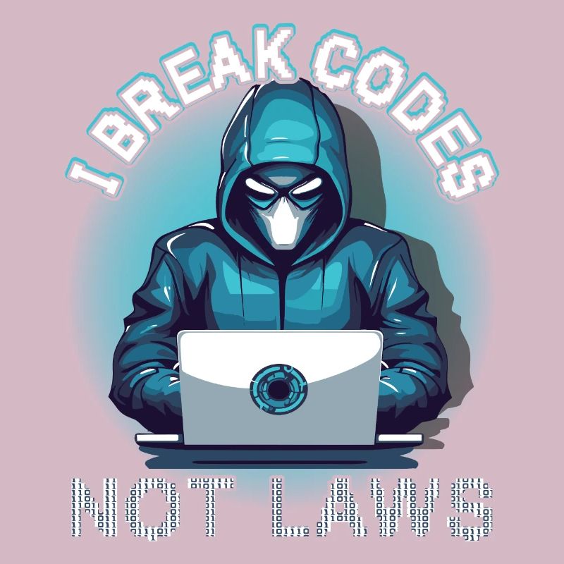 Cybersecurity Art Hacking Liebhaber Computer Nerd