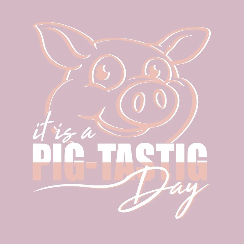 C’est un élevage de cochons de jour savoureux
