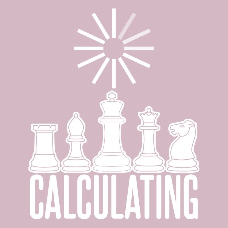 Chess Calculating Chess Board