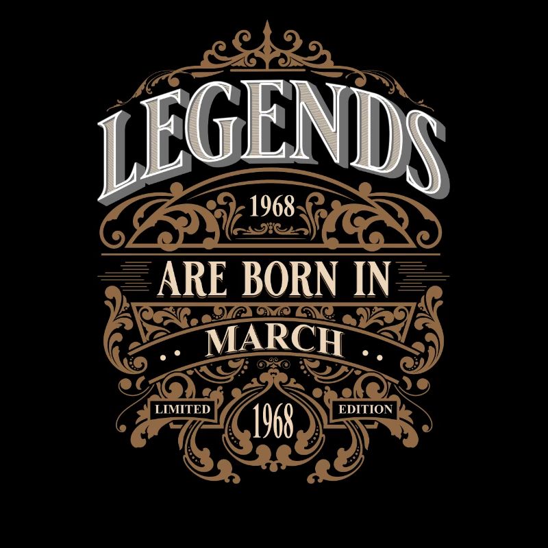 1968 Mars Naissance Anniversaire Année de naissance