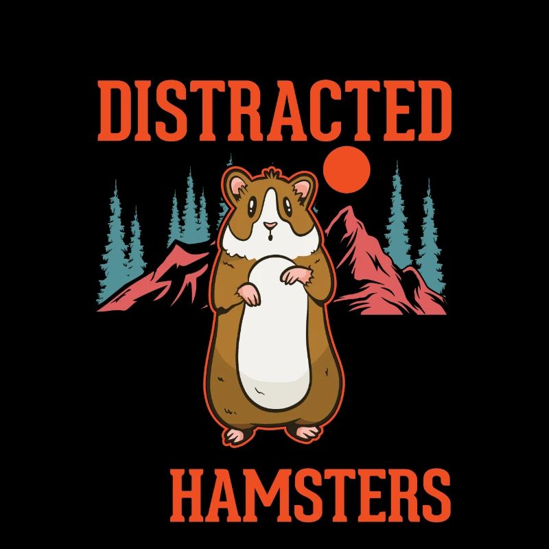 Facilement distrait par les hamsters Goldhamster