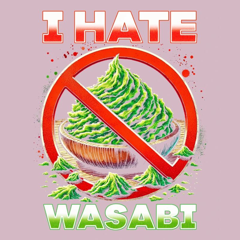 I hate wasabi