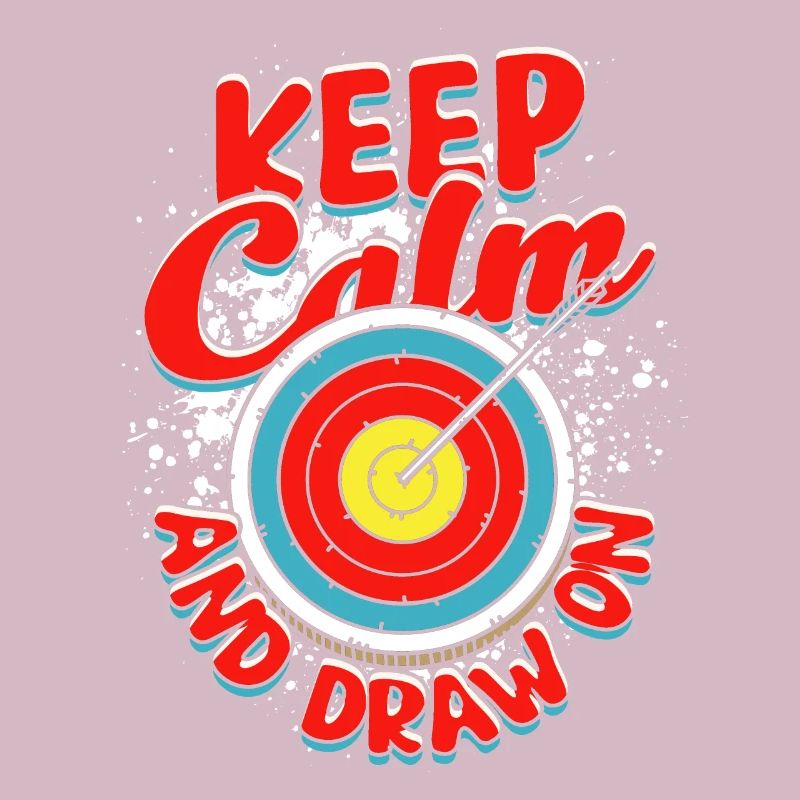 Bogenschießen Bogenschütze Keep calm and draw on