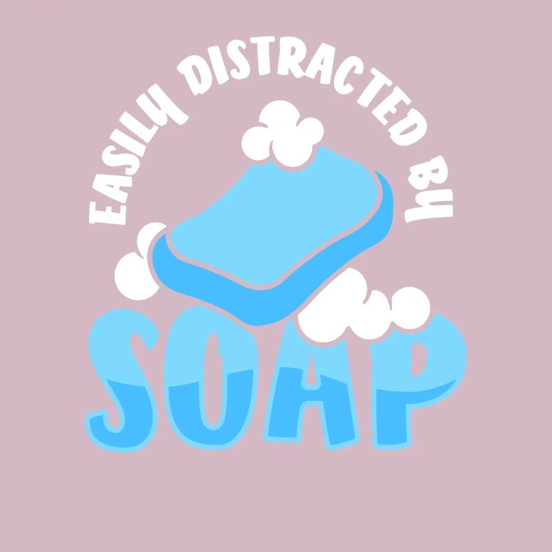 Simplement distrait par la fabrication du savon