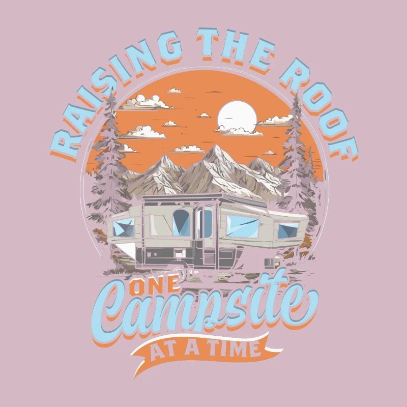 Pop Up Camper Folding Caravan Raising The Roof