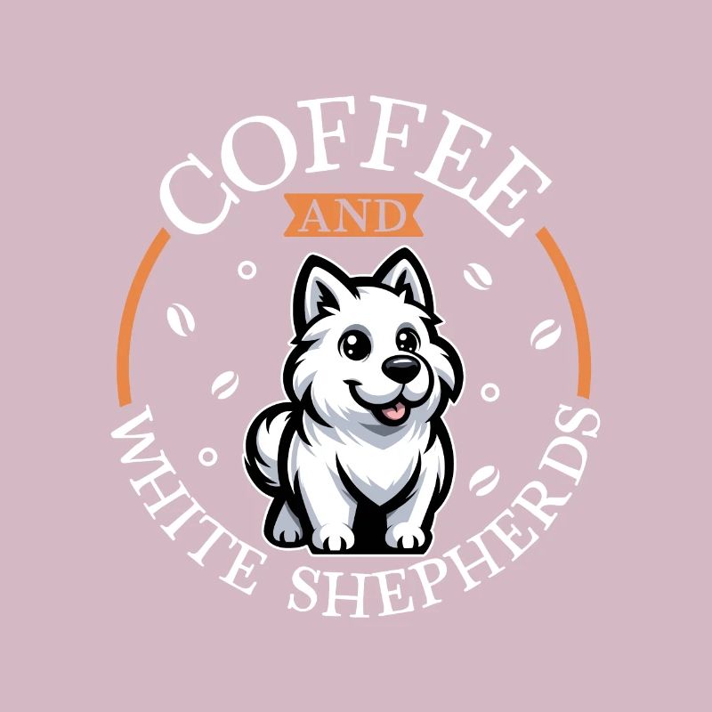 Coffee and White Shepherd