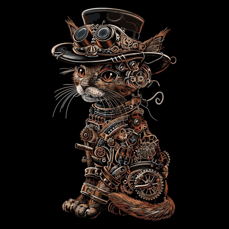 Steampunk-katze
