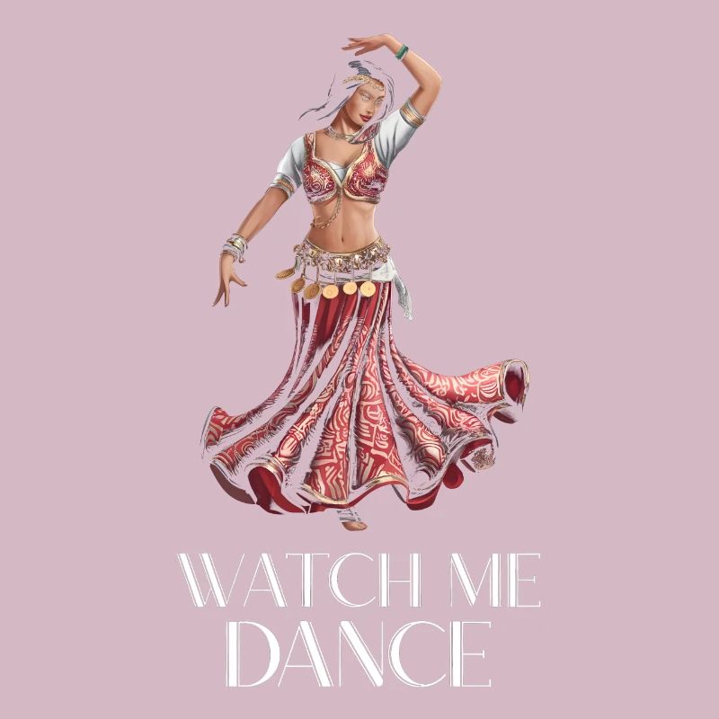 Danseuse orientale regarde-moi danser