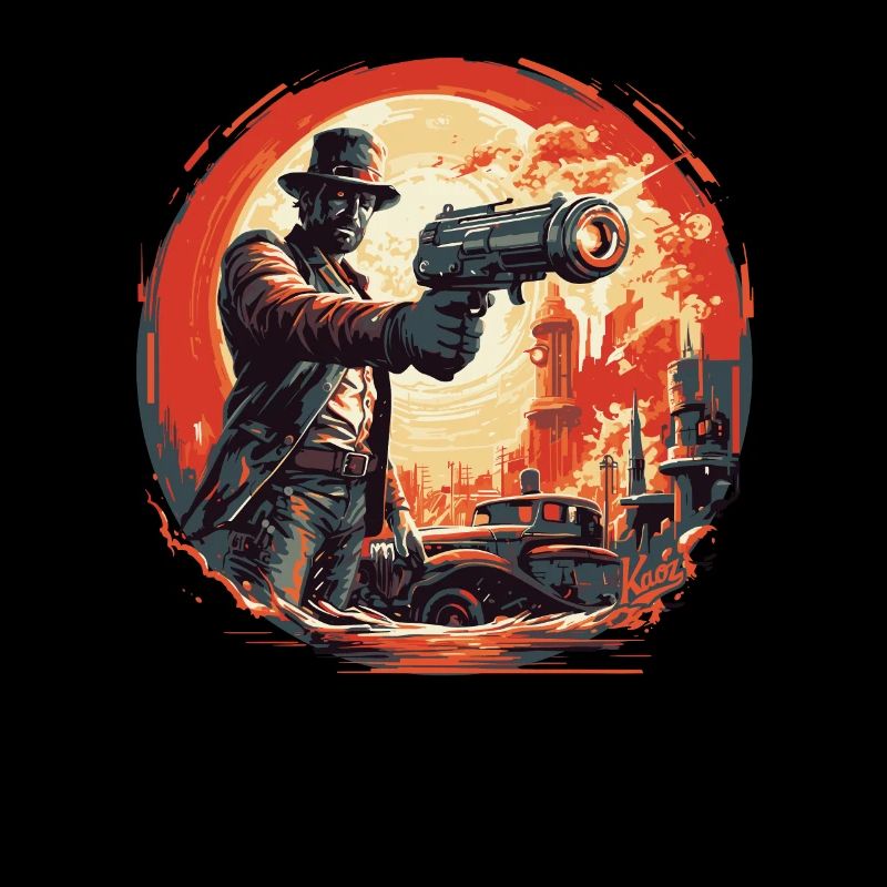 Sci-Fi-Strahlenkanonen-Showdown