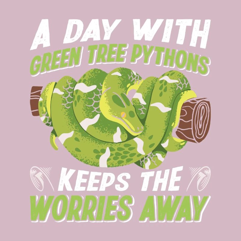 Python arborescent vert