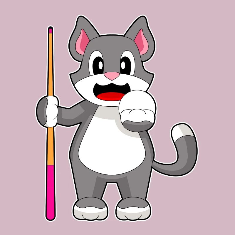 Katze Billiard Queue