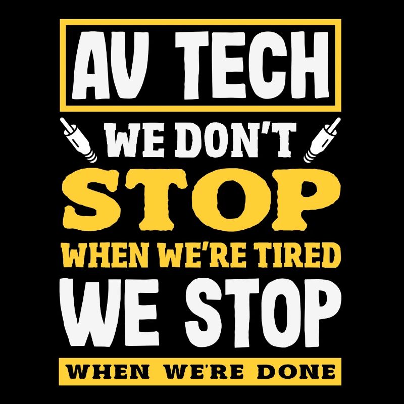 Drôle de technicien audiovisuel AV Tec