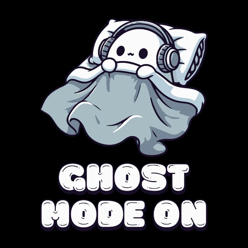 Ghost Mode On – Ghost Mode Activated Sleep Shirt