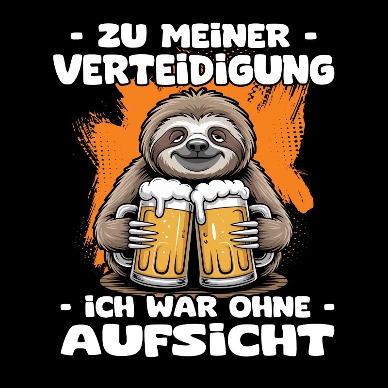 Beer Time | Bier Faultier | Sloth | Bier